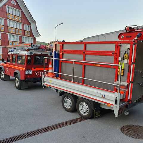 Schlauchverleger 110mm. Vergrösserte Ansicht