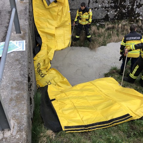 Lenoir-Sperre. Vergrösserte Ansicht