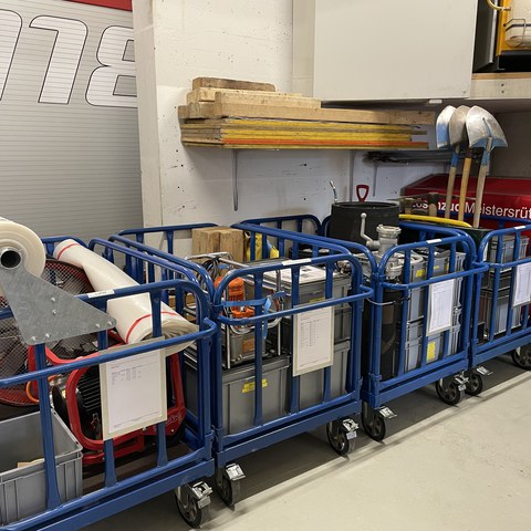 Modulwagen. Vergrösserte Ansicht