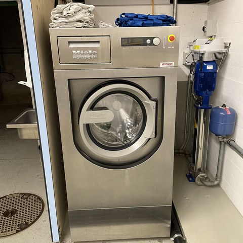 Waschmaschine. Vergrösserte Ansicht