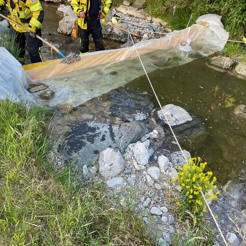 Sperre 2. Vergrösserte Ansicht