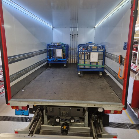 Ladeflaeche. Vergrösserte Ansicht