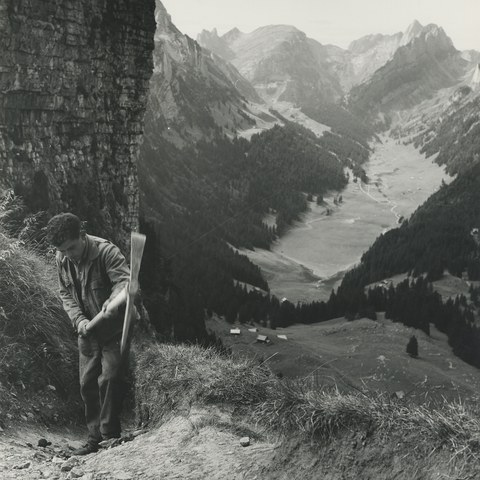 Ausbau der Wege, 1960er-Jahre. Vergrösserte Ansicht