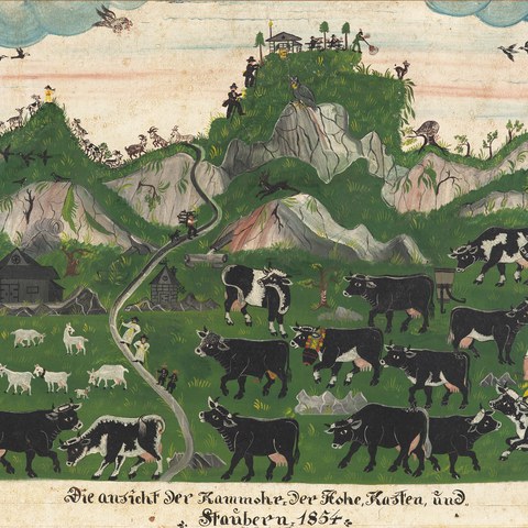 Bild von Bartholomäus Lämmler, 1854. Vergrösserte Ansicht