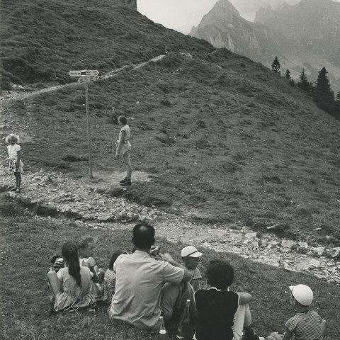 Wandergebiet Hoher Kasten, 1960er-Jahre. Vergrösserte Ansicht