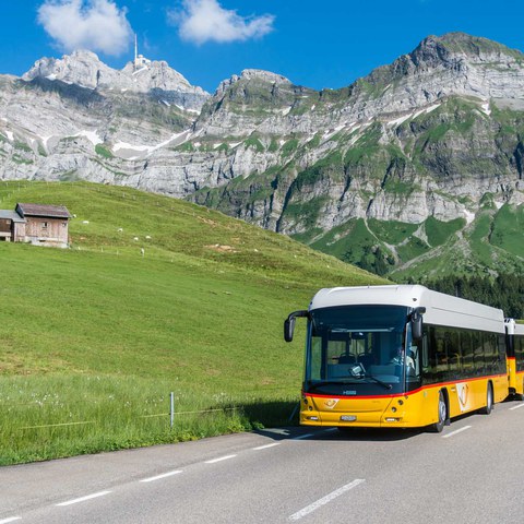 2 PostAuto Säntis. Vergrösserte Ansicht